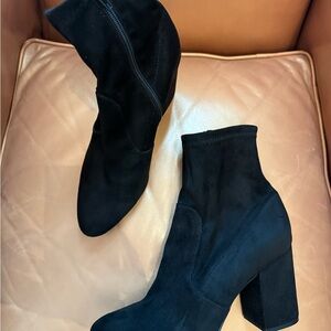 Madden Girl Black Heeled Boots